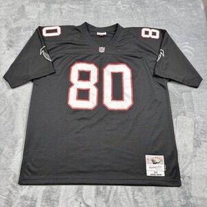 Atlanta Falcons Andre Rison #80 Mitchell & Ness Black Legacy NFL Jersey 52 2XL
